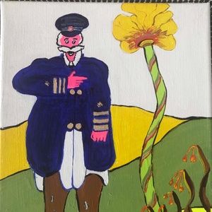 Old Fred Painting from Yellow Submarine 8x10"